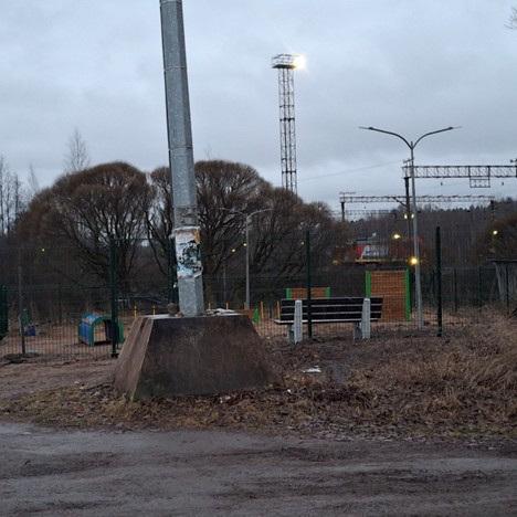 В Кузнечнинском городском поселение оборудована площадка для выгула собак..